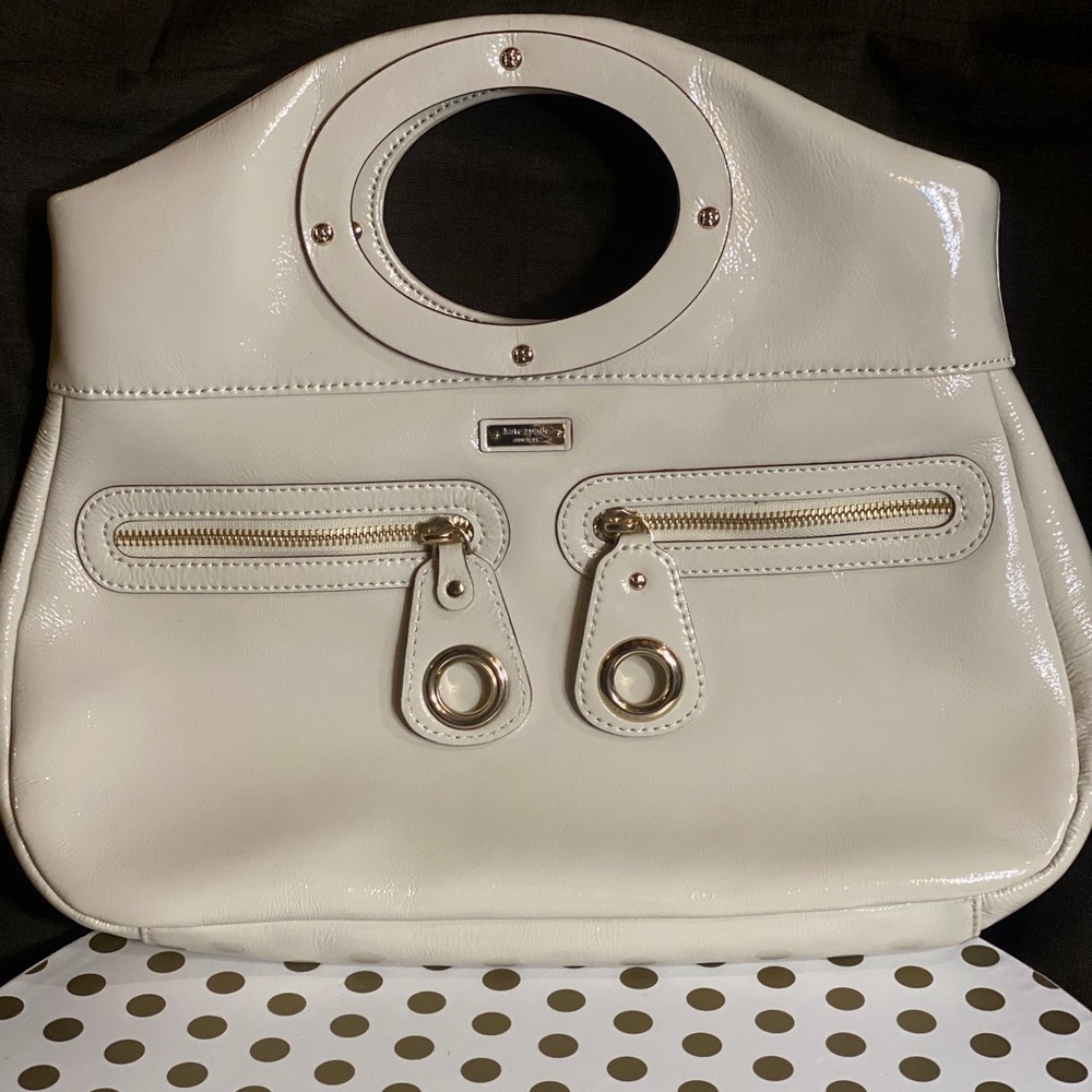 Kate Spade clutch with gold detail